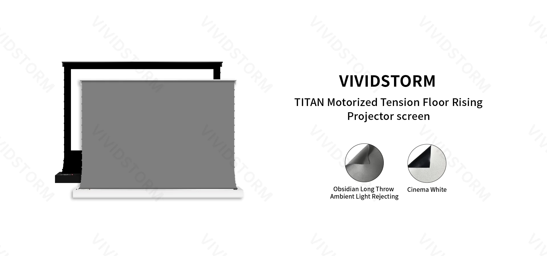 Vividstormtitanschermenwitzwart Vividstorm titan grote beeldformaten