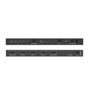 DVDO 4x1 HDMI switch met ARC in en uitgangen