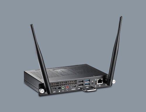 Optoma I5 slot in PC voor touchmonitoren € 665,-