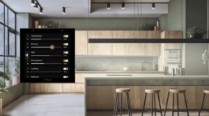 Screenshot Scherm met schuifregelaars