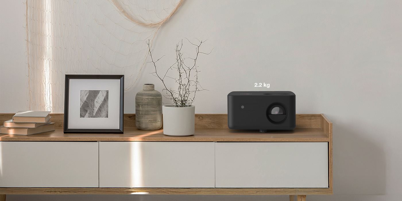 Optoma-PK31-opkastklein Optoma Photon Life op kast