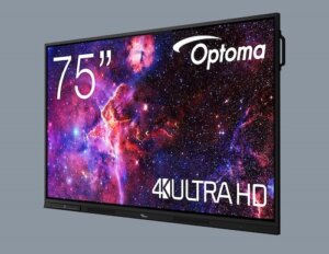 Optoma 75 inch touchscreen