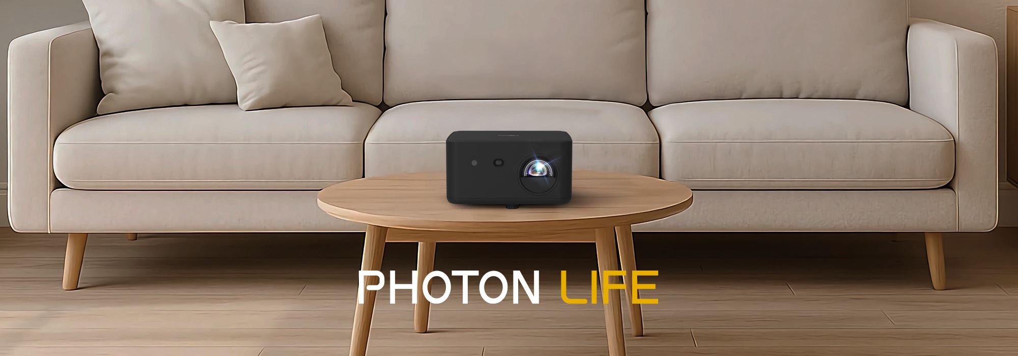 Optoma-PhotonLife-PK32-optafeltje Optoma Photon Life PK32 op tafeltje