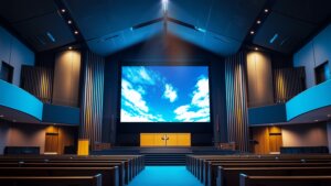 Optoma ZK1000 / ZK1120 / ZK1320 sfeerbeeld kerk