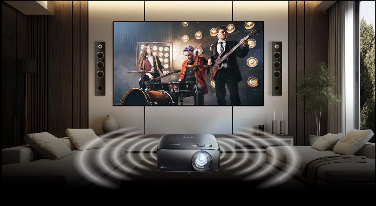Screenshot Optoma UHZ58LV geluid