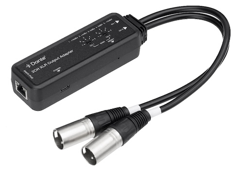 KanexPro Dante XLR audio uitgangs adapter